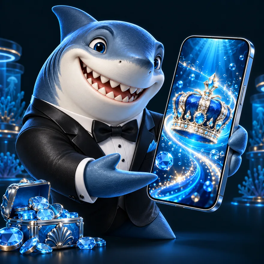 Smartphone with crown — Winshark Casino
