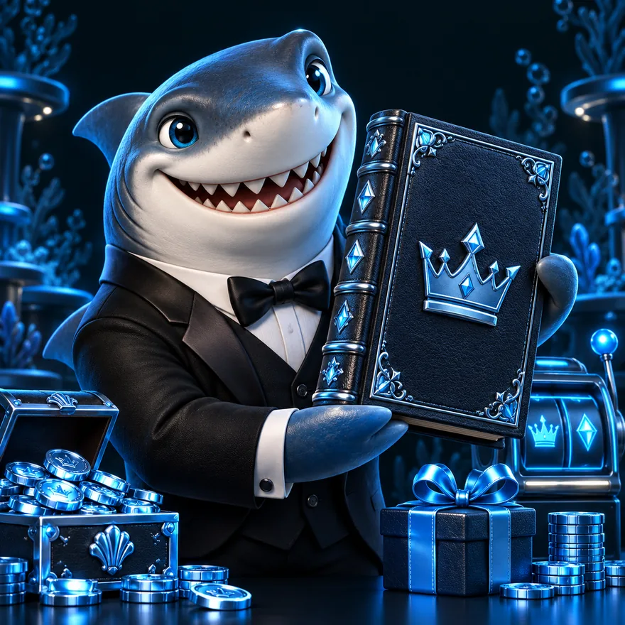 Ornate royal book — Winshark Casino