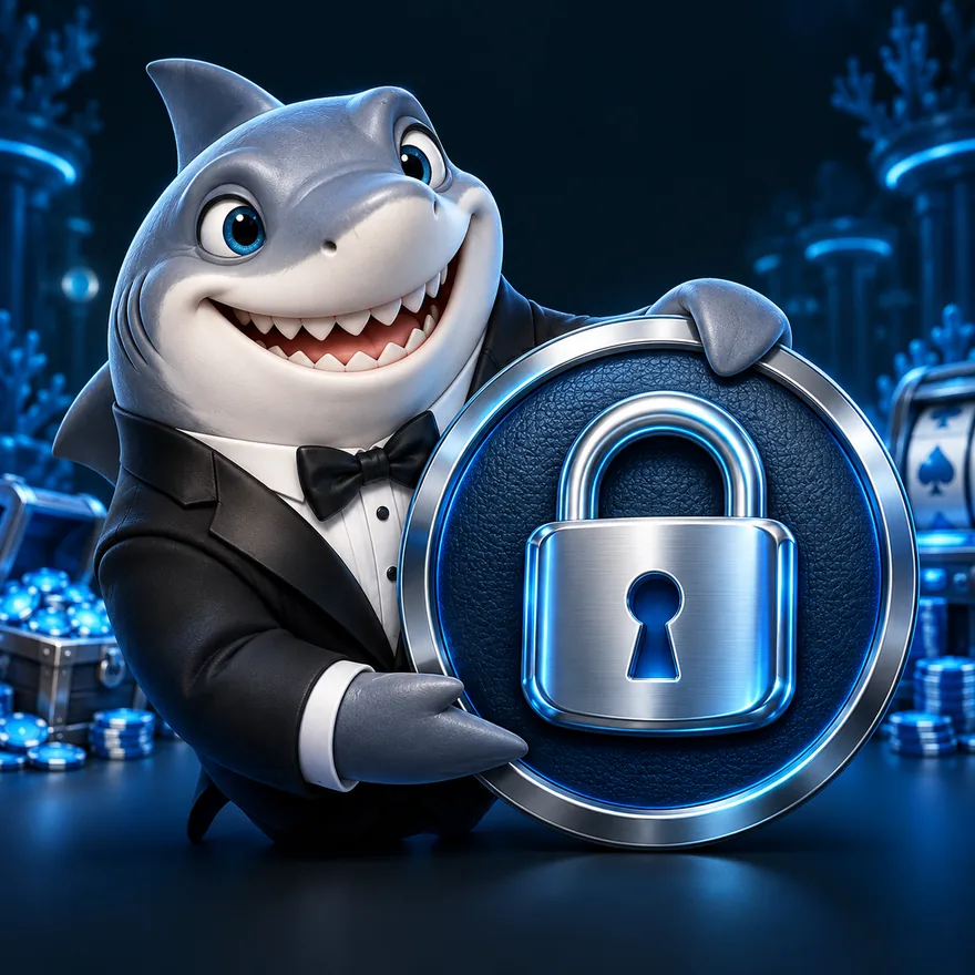 Padlock emblem — Winshark Casino