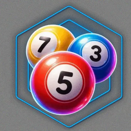 Numbered bingo balls