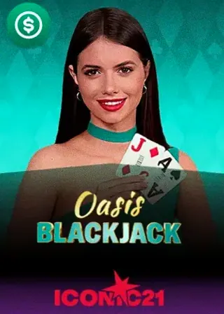 Oasis Blackjack live game cover