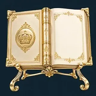 Ornate open book — Winshark Casino