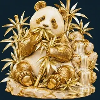 Panda eating bamboo — Winshark Casino