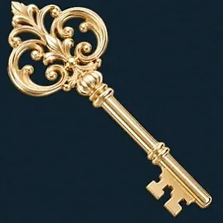 Ornate antique key — Winshark Casino